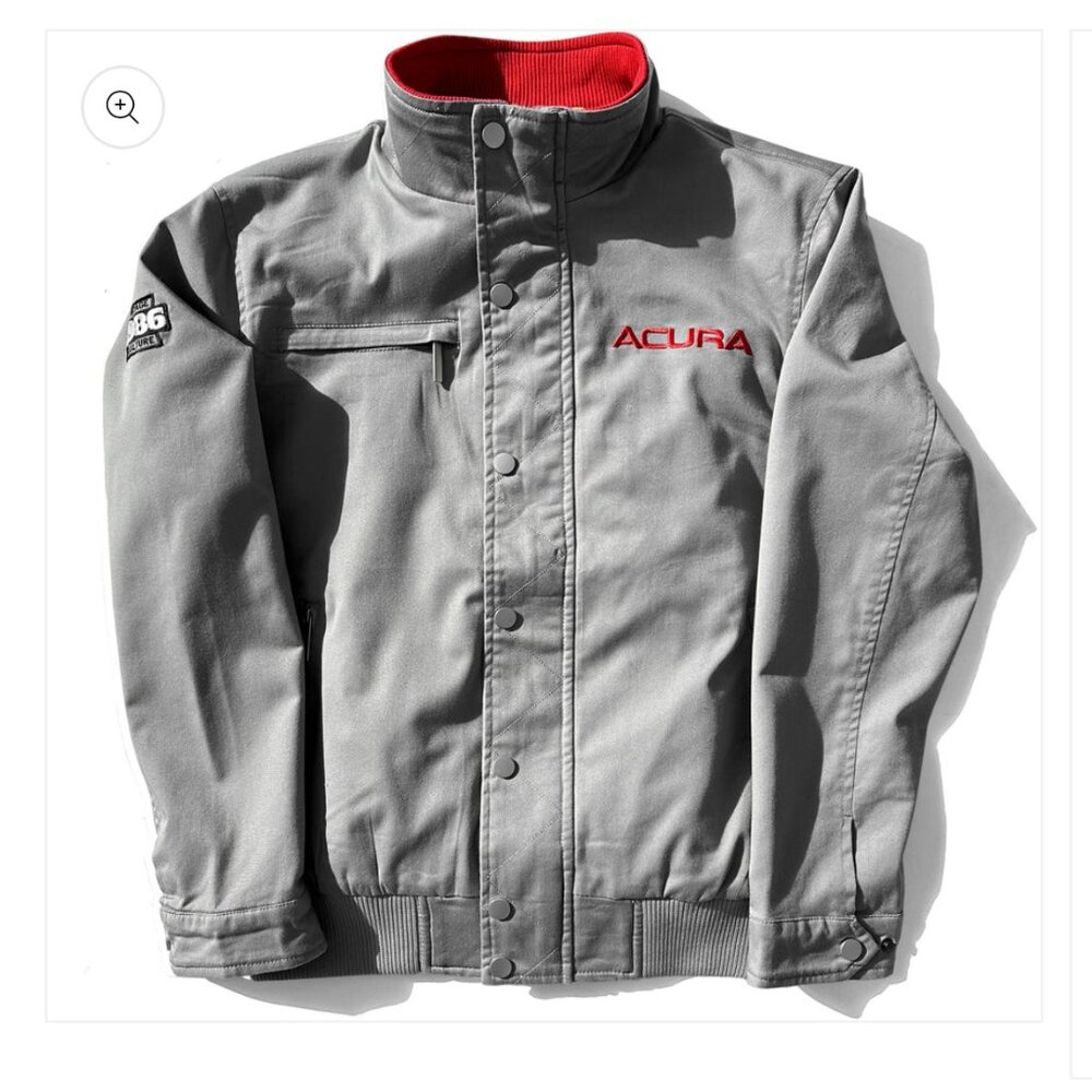 Honda Acura Vintage Culture License Authentic Bomber Jacket Retro